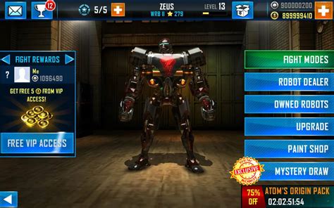 cheat real steel world robot boxing mod apk|real steel wrb unlimited money apk.